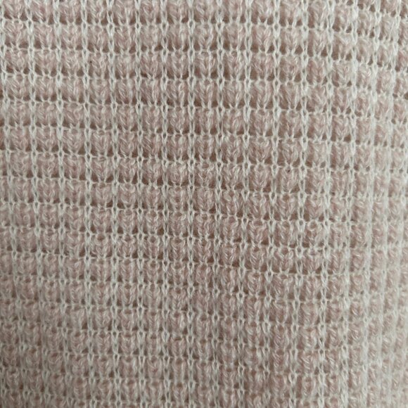 BNWOT Cocoa Cashmere London Sweater in Light Pink, Ivory and Striped Sleeves - Picture 8 of 9
